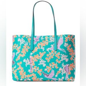 EUC Kate Spade New York MOLLY BIRD PARTY LARGE TOTE RARE